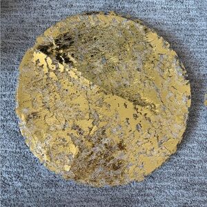 Gold leaf place mats